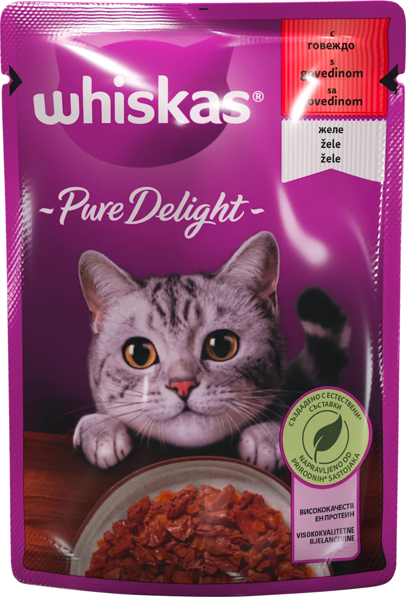Pure Delight vlažna hrana za mačke - govedina, 85 g