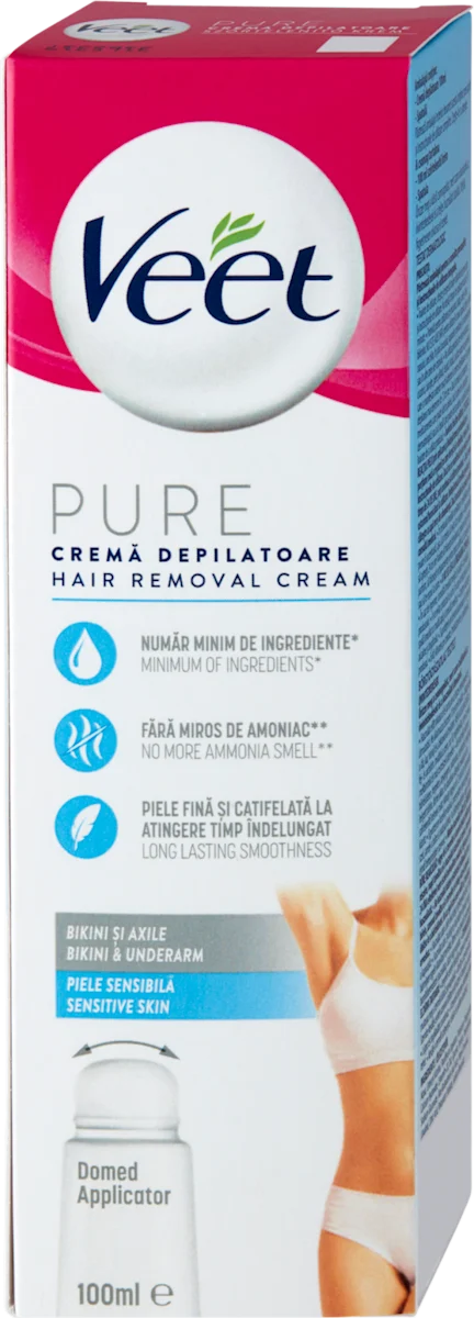 Pure depilacijska krema za bikini zonu i pazuhe, 100 ml