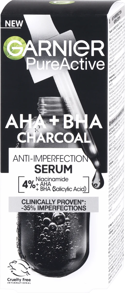 PureActive AHA + BHA CHARCOAL serum za lice sa..., 30 ml