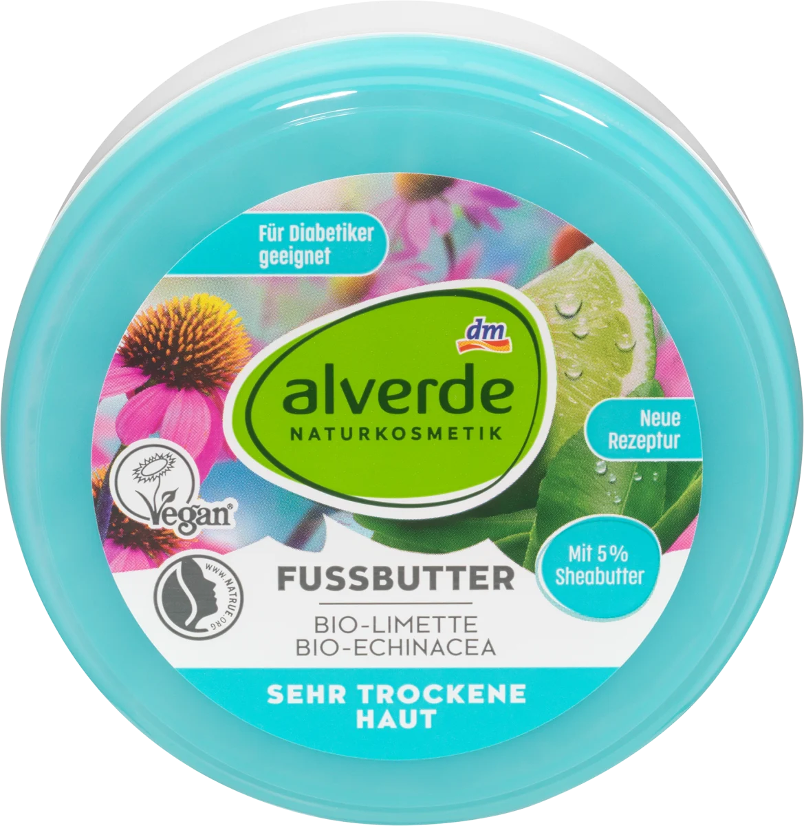 Puter za stopala sa limetom, 200 ml