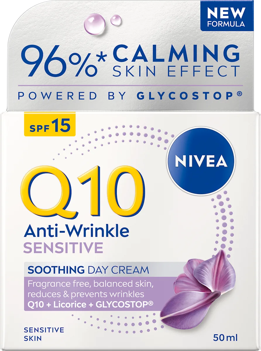 Q10 Sensitive SPF15 dnevna krema za lice protiv bora, 50 ml