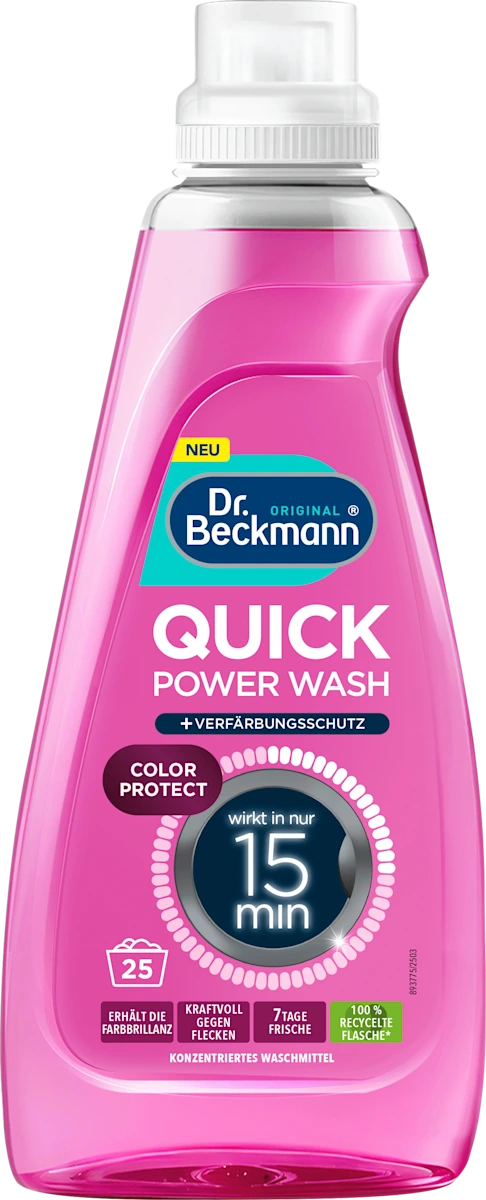 QUICK POWER WASH COLOR PROTECT detergent za veš, 800 ml