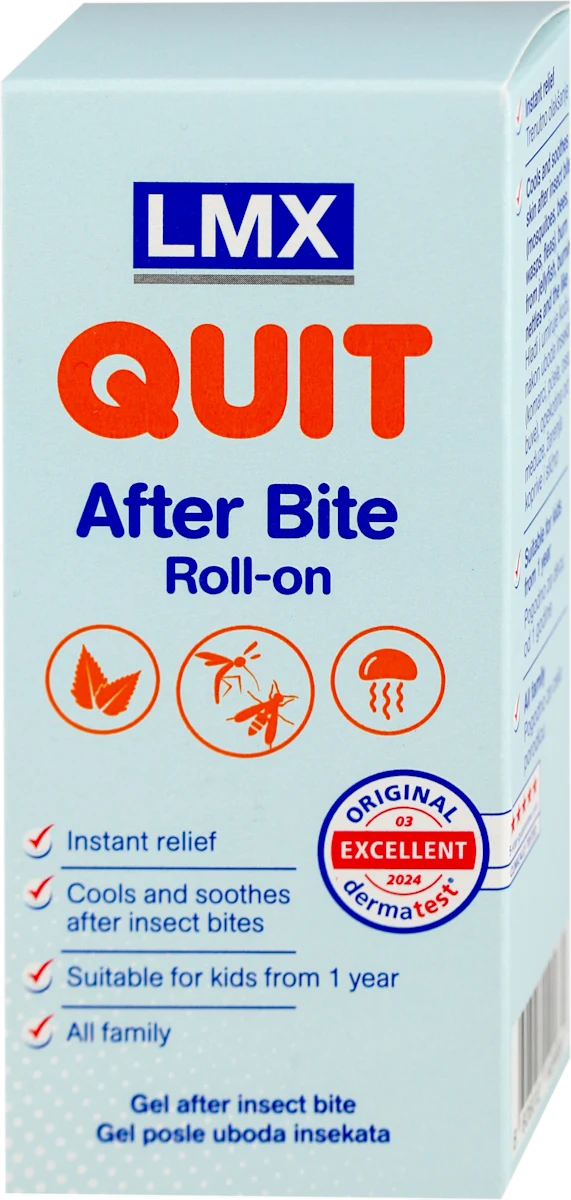 QUIT After Bite Roll-on Gel nakon uboda insekata, 30 ml