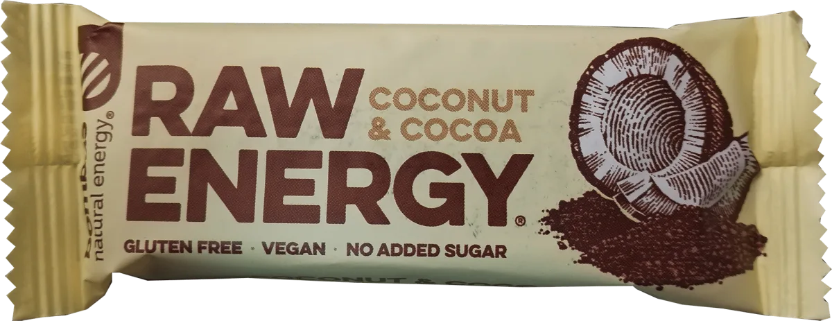 RAW ENERGY - kokos i kakao, 50 g