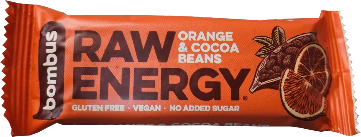 RAW ENERGY - pomorandža i kakao, 50 g