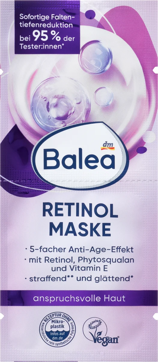 RETINOL maska za lice sa anti-age efektom, 2x8ml, 16 ml