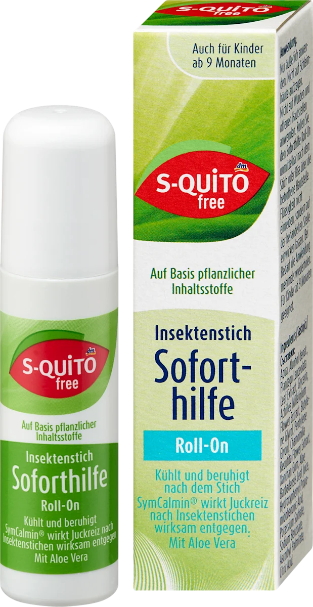 S-quito free roll-on za njegu kože nakon uboda insekata, 15 ml