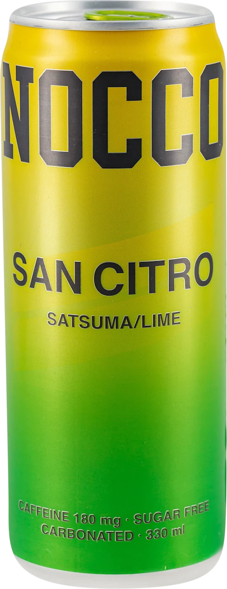 SAN CITRO osvežavajući bezalkoholni napitak sa kofeinom i aminokiselinama, sa zaslađivačima, 330 ml