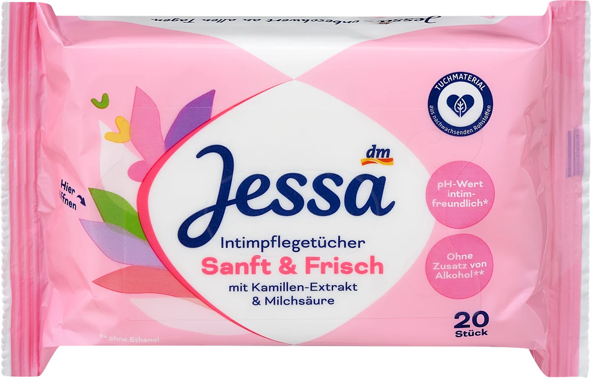 Sanft&Frisch maramice za intimnu negu, 20 kom