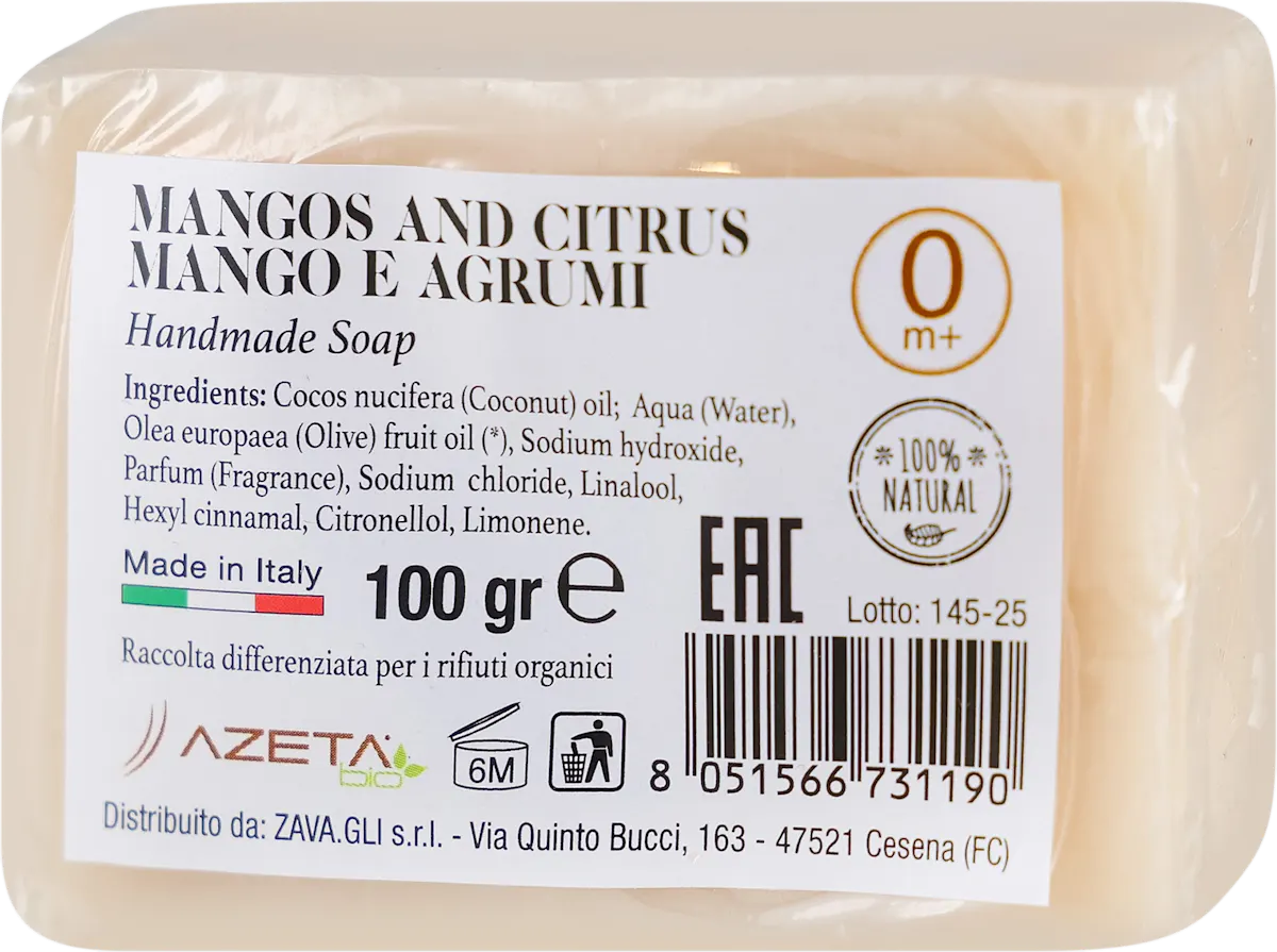 Sapun mango i citrus, 0m+, 100 g
