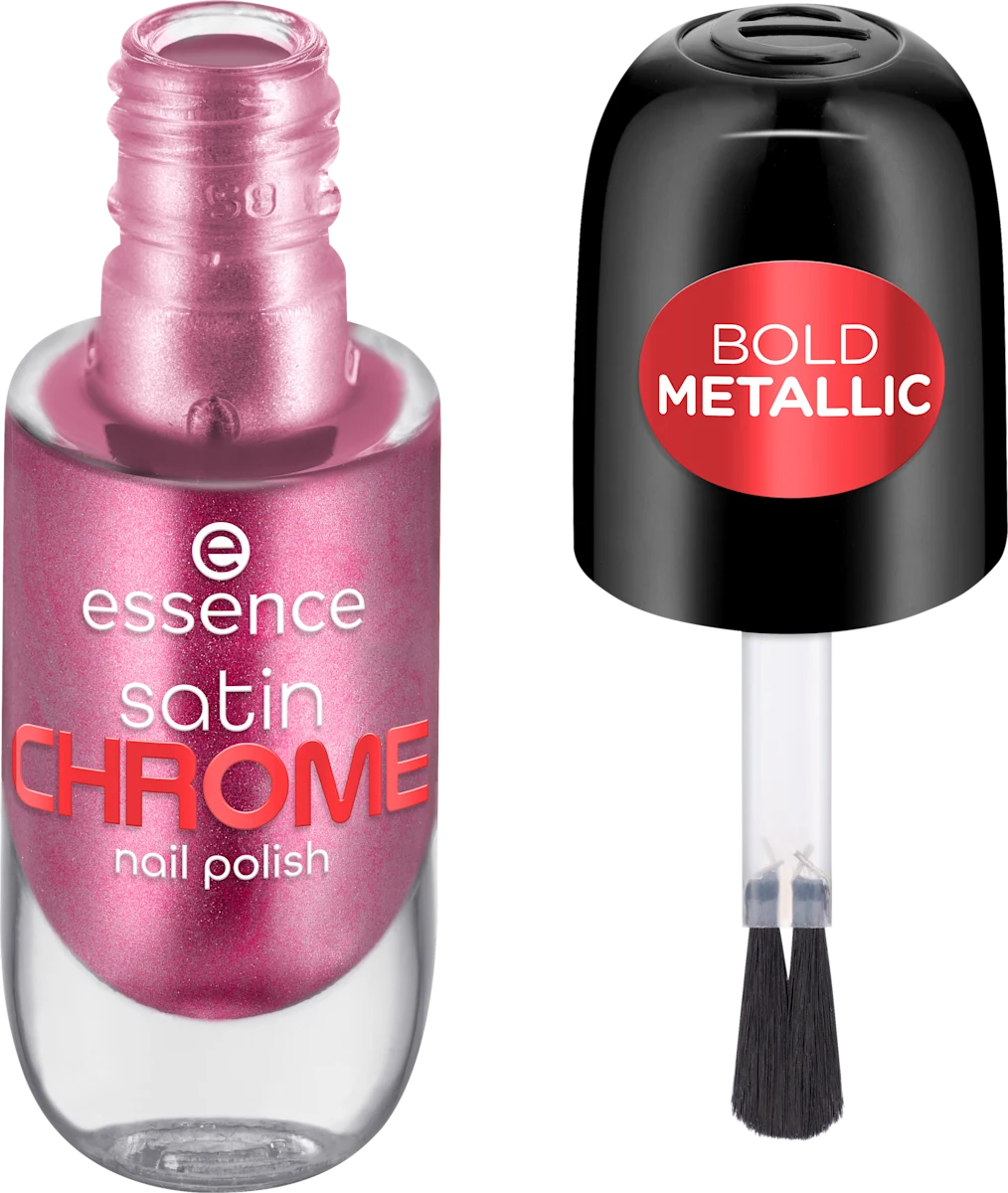 satin CHROME lak za nokte-  03 Meta Maroon, 8 ml