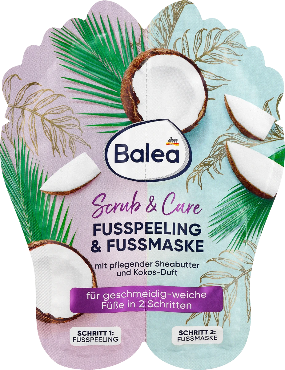 Scrub & Care piling i maska za stopala, 20 ml