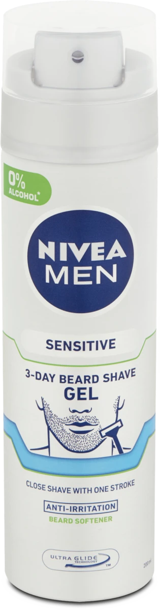 Sensitive 3-day beard gel za brijanje, 200 ml