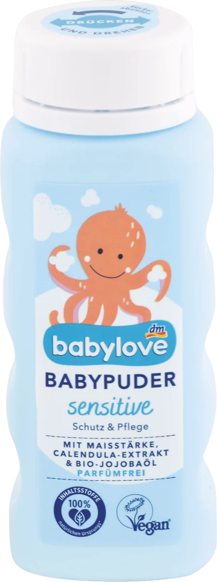 Sensitive baby puder, 100 g
