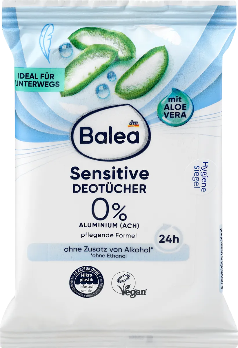 Sensitive deo vlažne maramice, 10 kom