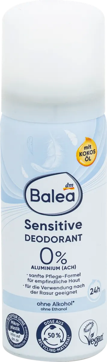 SENSITIVE dezodorans u spreju - putna ambalaža, 50 ml