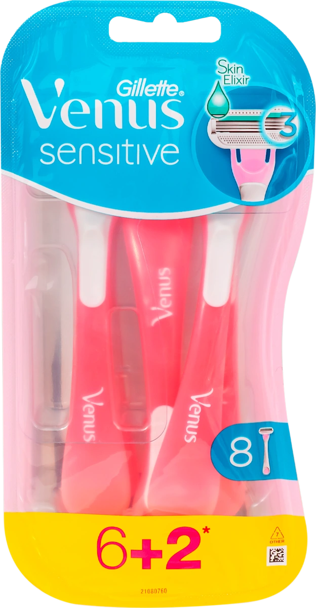 SENSITIVE, ženski brijač, 8 kom