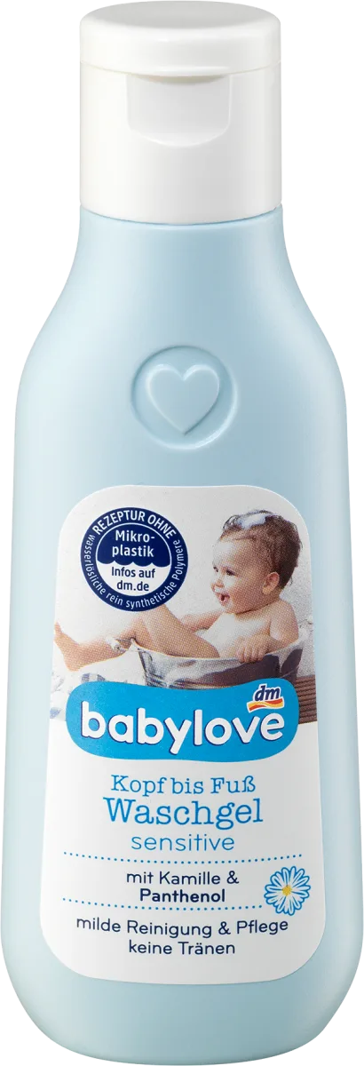 sensitive gel za kupanje od glave do pete, 50 ml