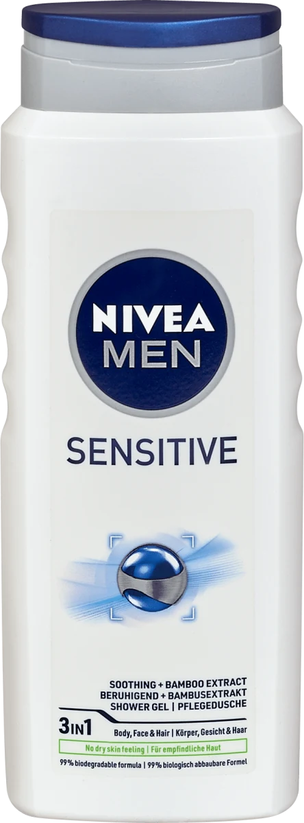 Sensitive - gel za tuširanje, 500 ml