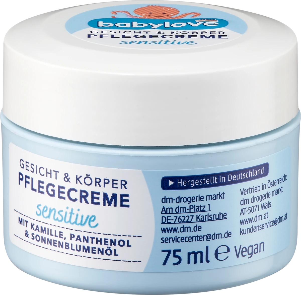 sensitive krema za lice i telo, 75 ml