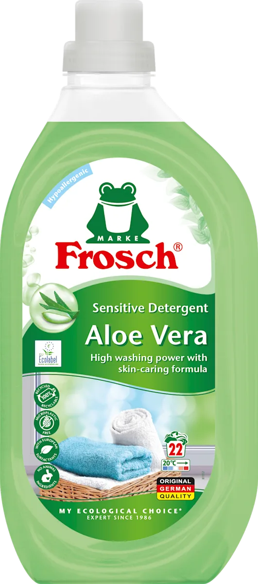 Sensitive tečni detergent za veš - Aloe Vera, 1,5 l