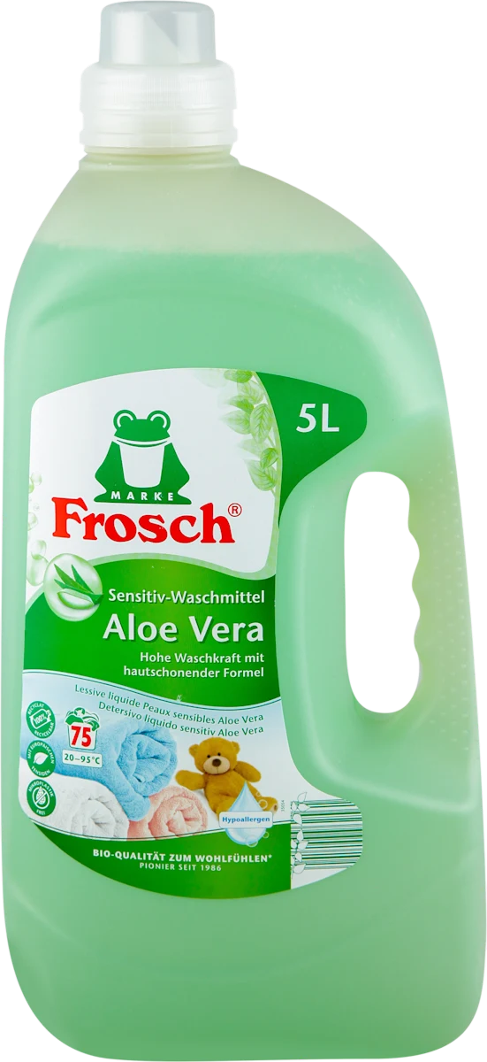 Sensitive tečni detergent za veš - aloe vera, 5 l