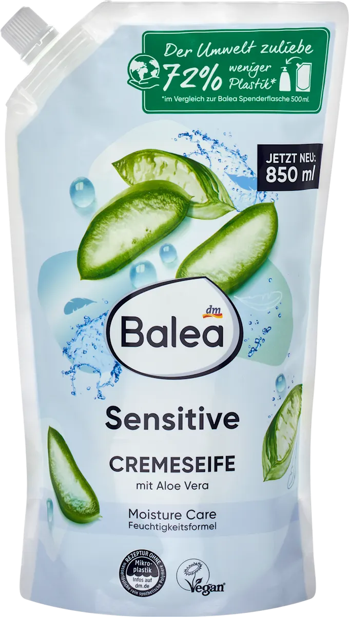 Sensitive tečni sapun - dopuna, 850 ml