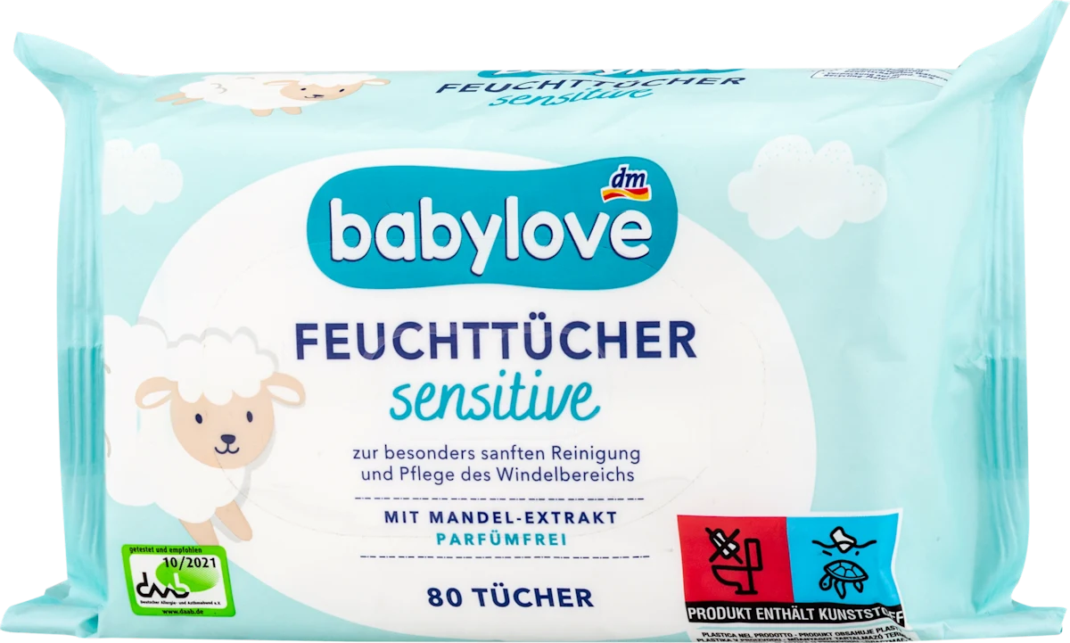 sensitive vlažne maramice za bebe, 80 kom