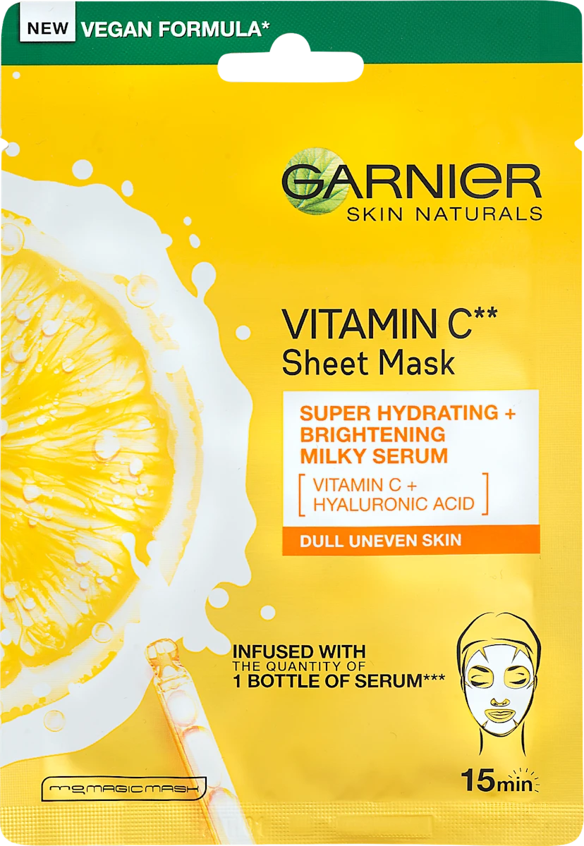 Sheet Mask mlečna maska za lice sa vitaminom C, 28 g