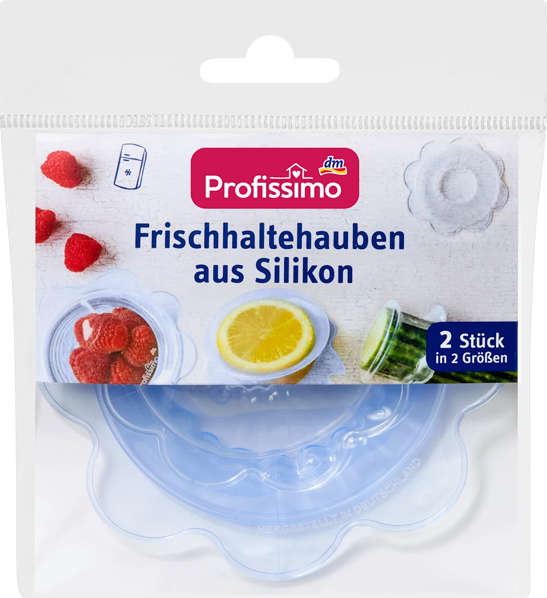 Silikonski poklopac za namirnice, 2 kom