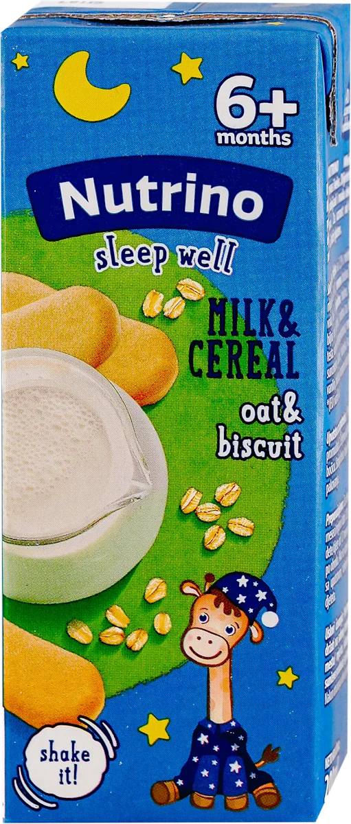 sleep well MILK & CEREAL mlečna žitna kaša - ovas..., 200 ml