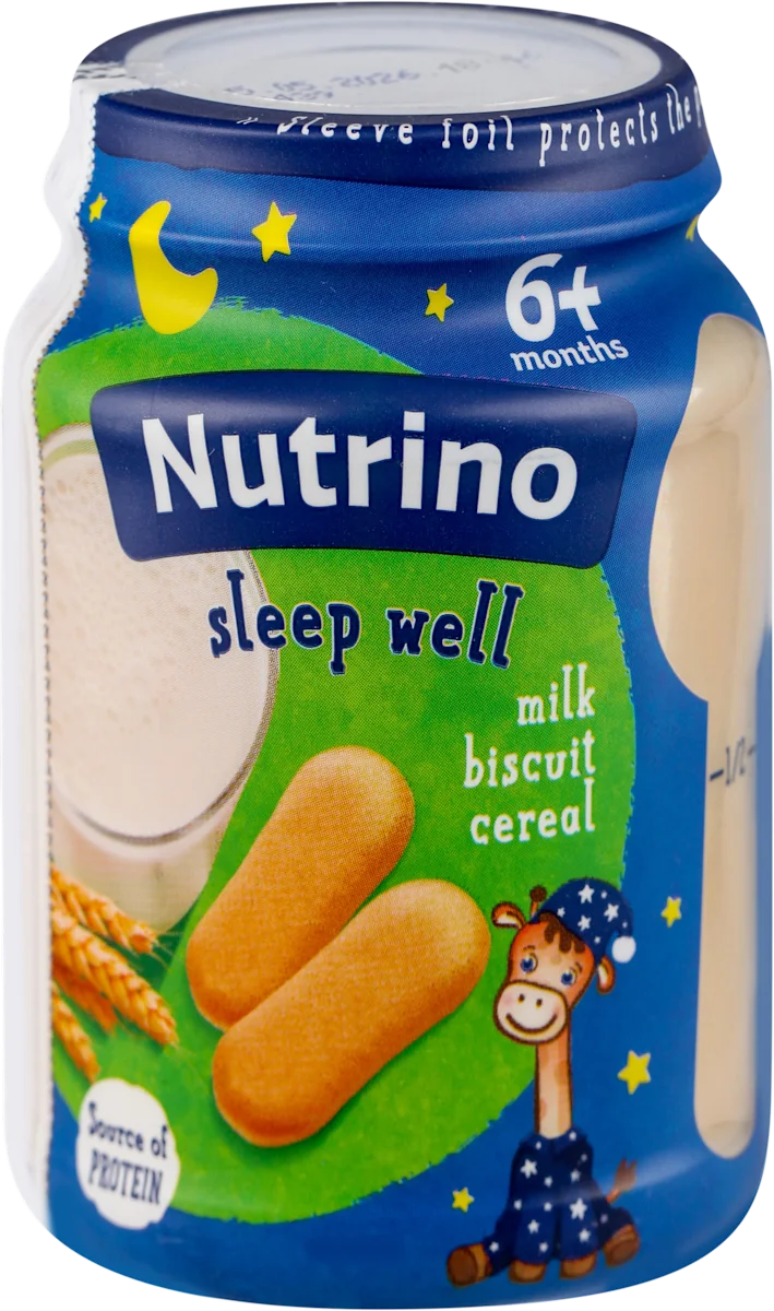 sleep well Mlečna kašica sa keksom i pšenicom, od..., 190 g