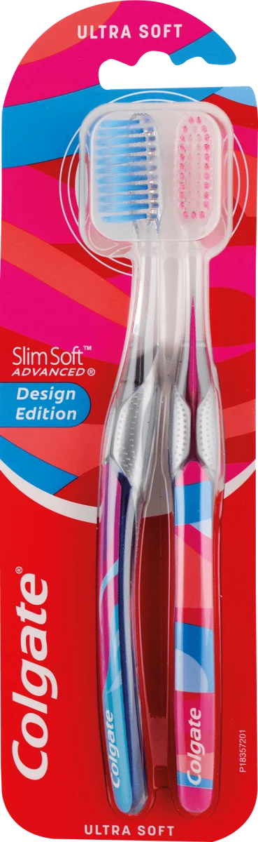 Slim Soft ADVANCED četkica za zube - ultra soft,..., 2 kom