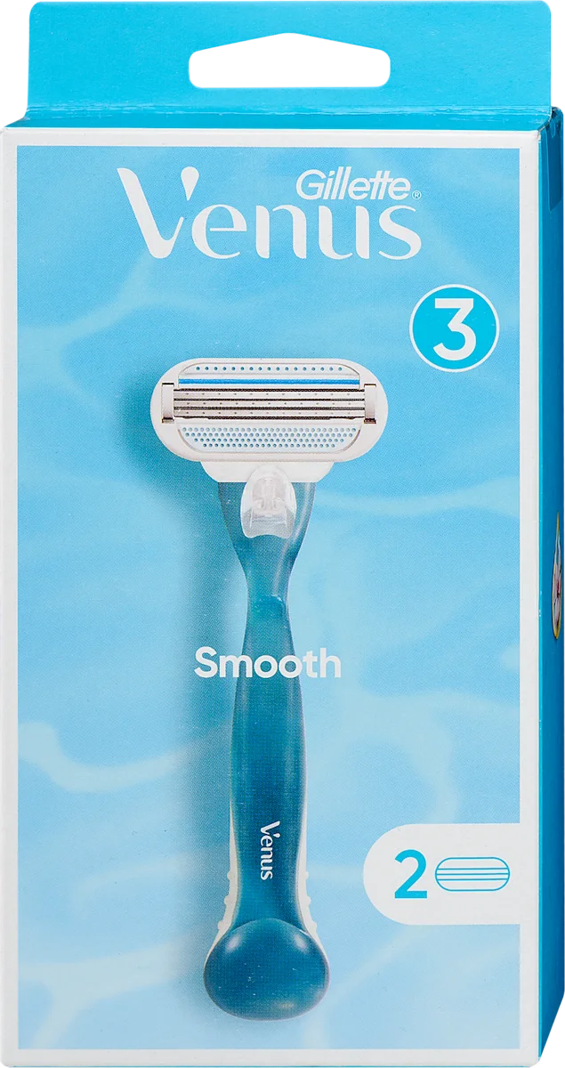 Smooth ženski brijač + 2 dopune za brijač, 1 kom