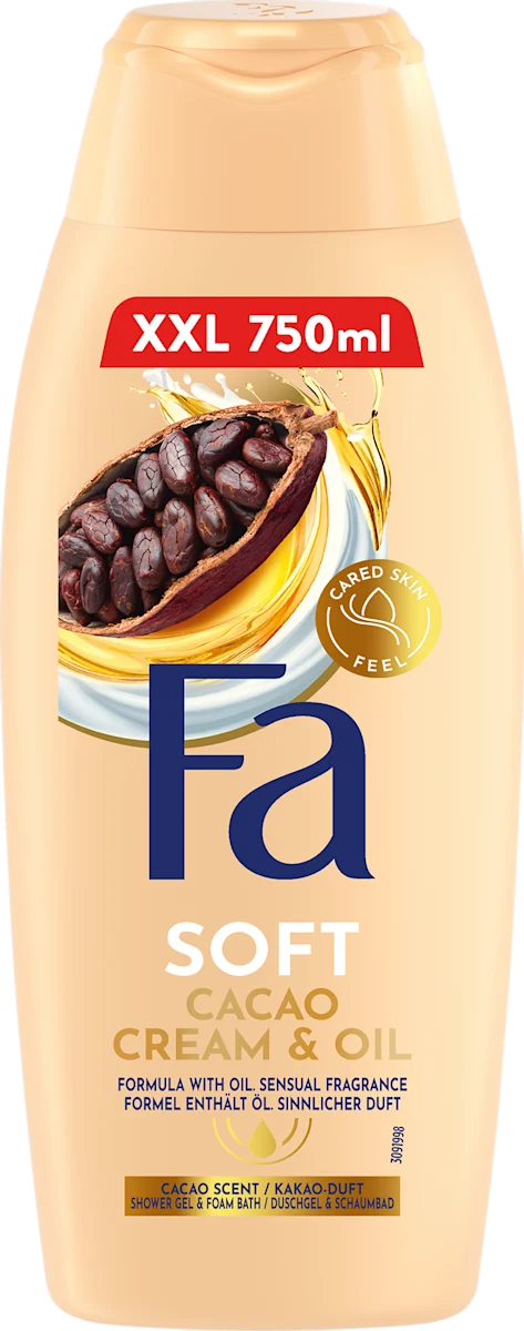 SOFT CACAO CREAM &amp; OIL gel za tuširanje, 750 ml
