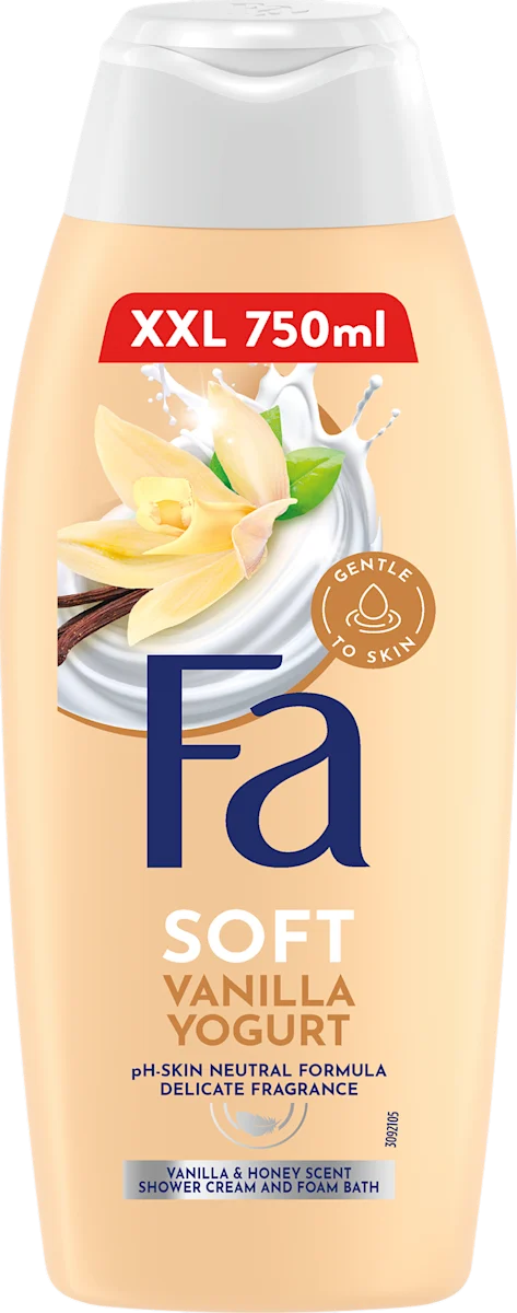 SOFT VANILLA YOGURT gel za tuširanje, 750 ml