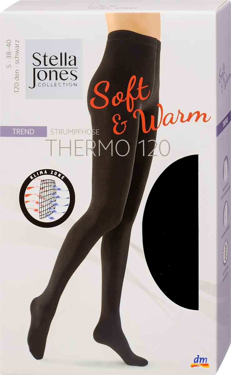 Soft&Warm Trend hulahopke termo, 120 DEN- crne,..., 1 kom