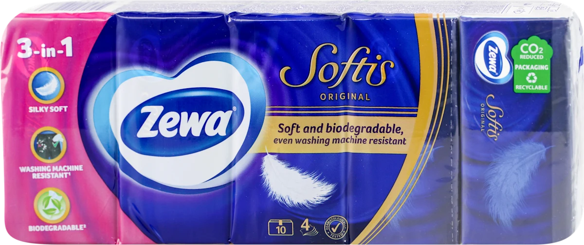 Softis ORIGINAL papirne maramice, 10 kom