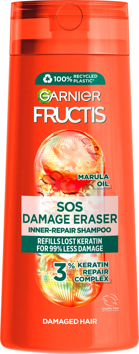 SOS DAMAGE ERASER šampon za oštećenu kosu, 400 ml