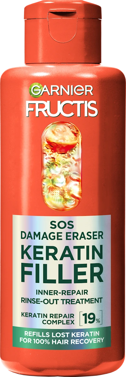 SOS KERATIN FILLER Šampon za obnovu oštećene kose, 200 ml