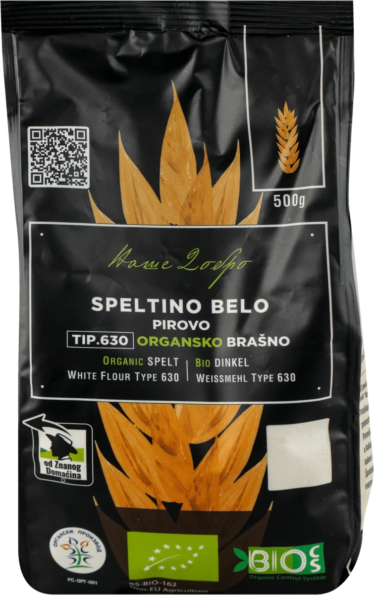 SPELTINO BELO PIROVO ORGANSKO BRAŠNO, 500 g