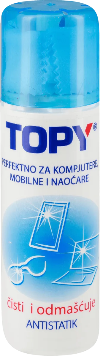 Sprej za čišćenje ekrana i naočara + krpica, 120 ml