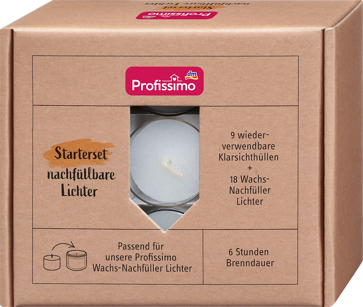 Starter set čajnih sveća, 1 kom