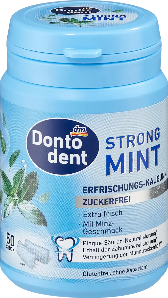 STRONG MINT žvake, 50 kom