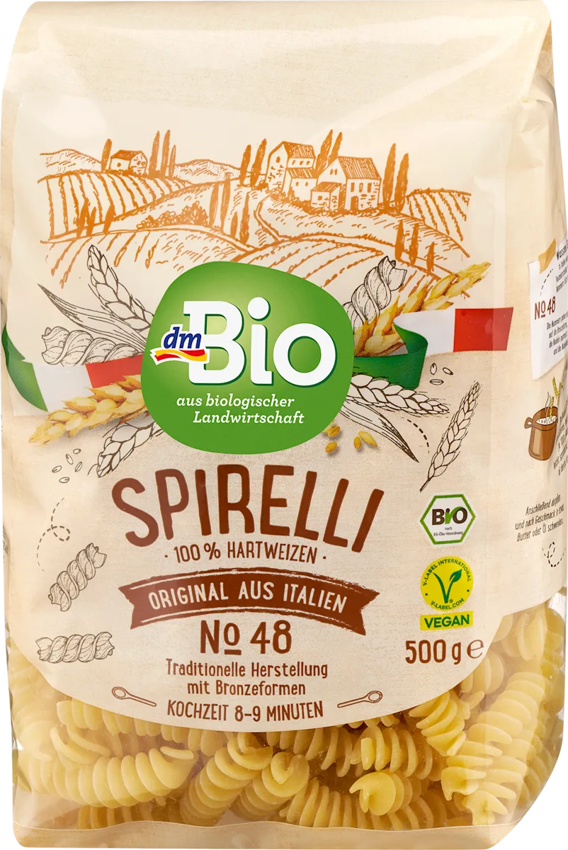 Sušena durum testenina u obliku spirale, 500 g