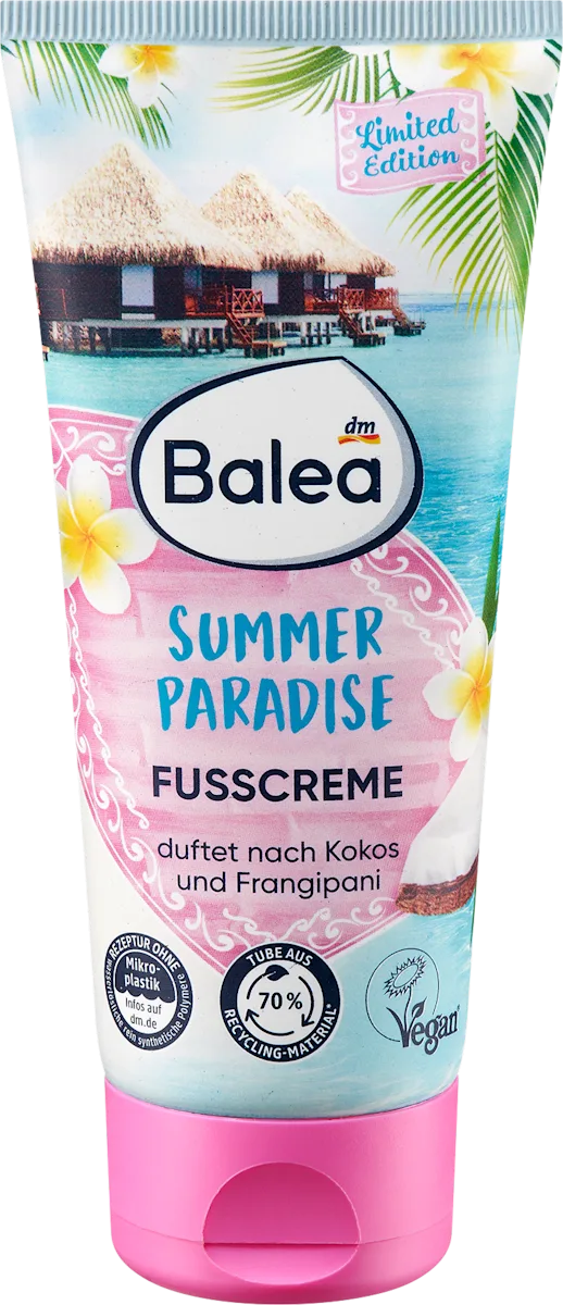 SUMMER PARADISE krema za stopala, 100 ml