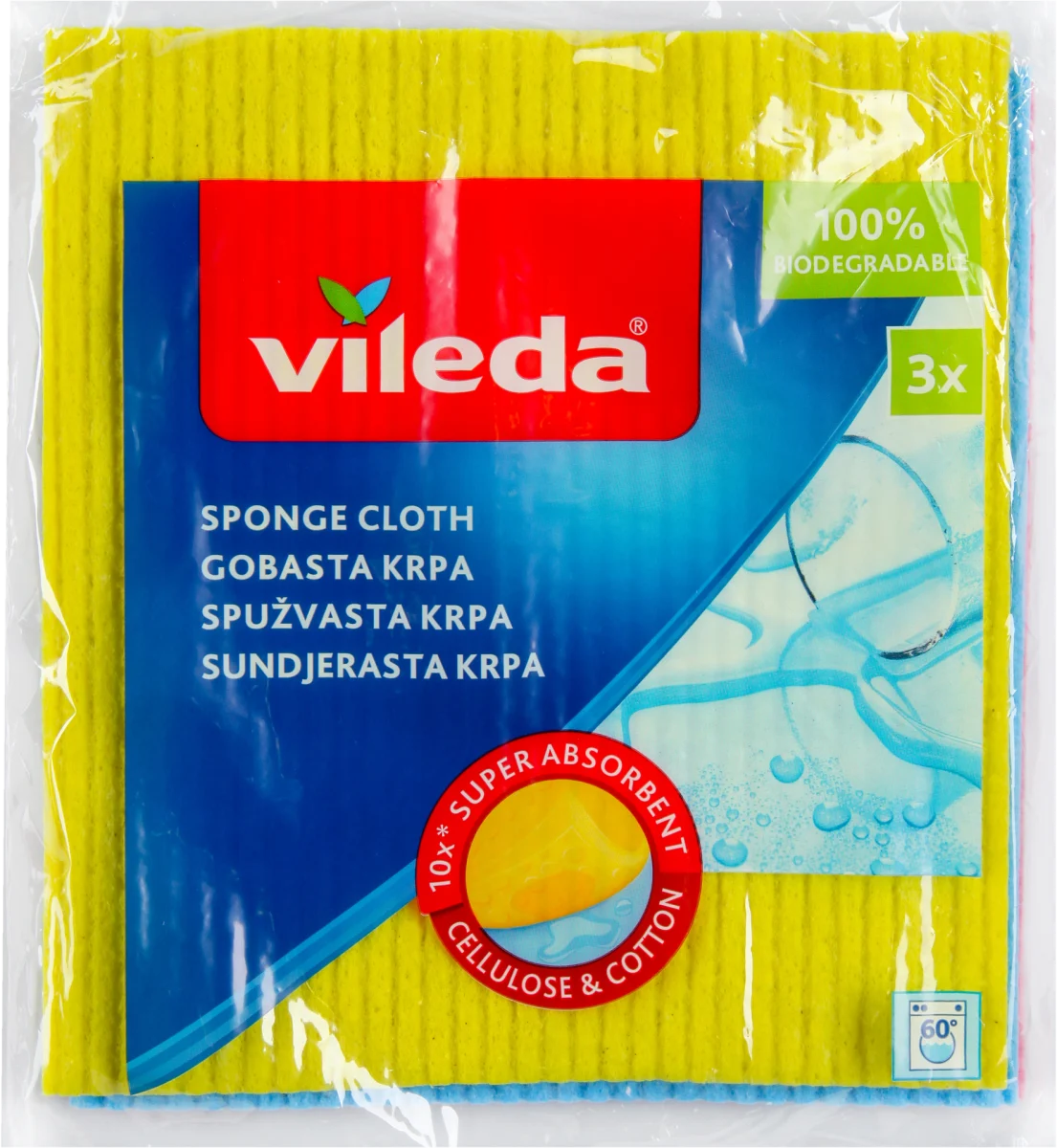 sunđerasta krpa - truleks, 3 kom
