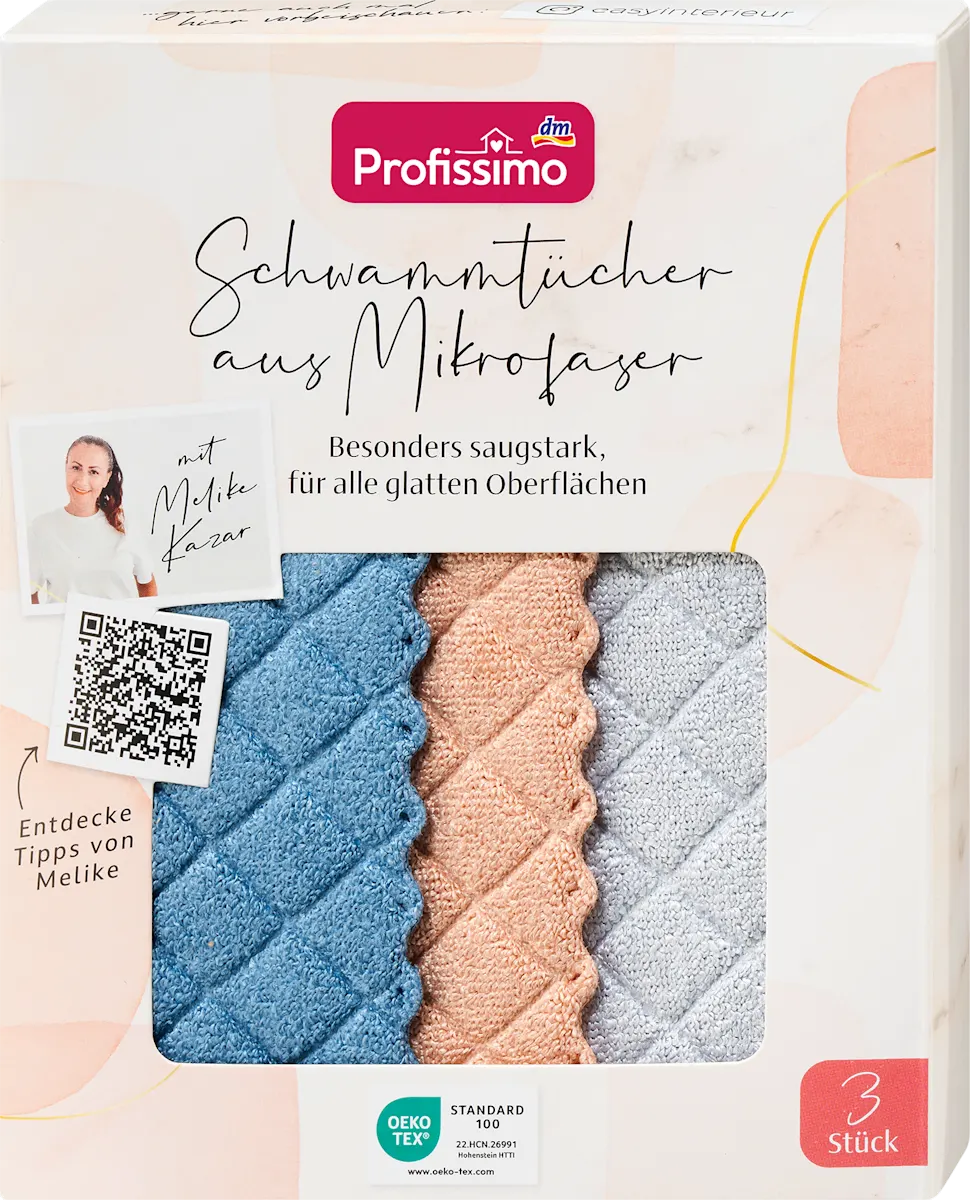 Sunđeraste krpe od mirkovlakana, 3 kom