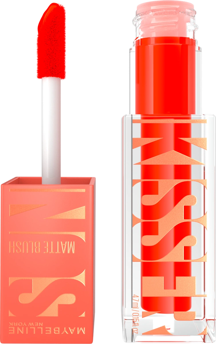SUNKISSER MAT tečno rumenilo, Hazy Matte Blush 35 Spritzy Orange, 1 kom