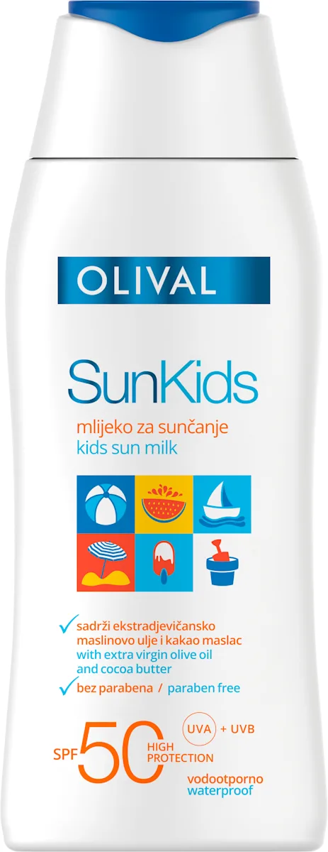 SunMilk dečije mleko za zaštitu od sunca, SPF 50, 200 mm